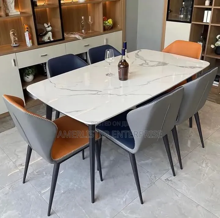 Beautiful 6seater Marble Top Dining Set