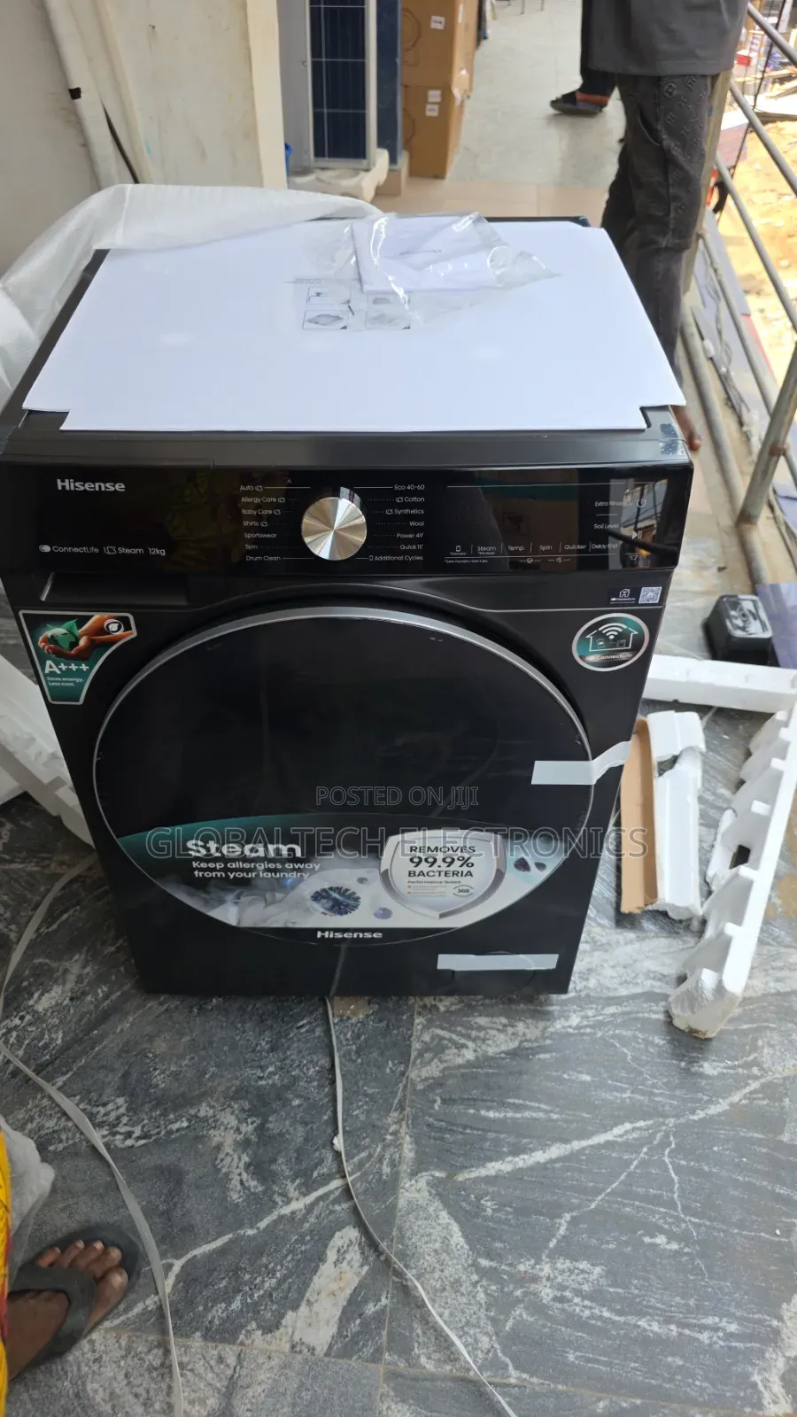 Hisense 12KG Front Load Automatic Washing Machine–WF5S1243BT| Inverter