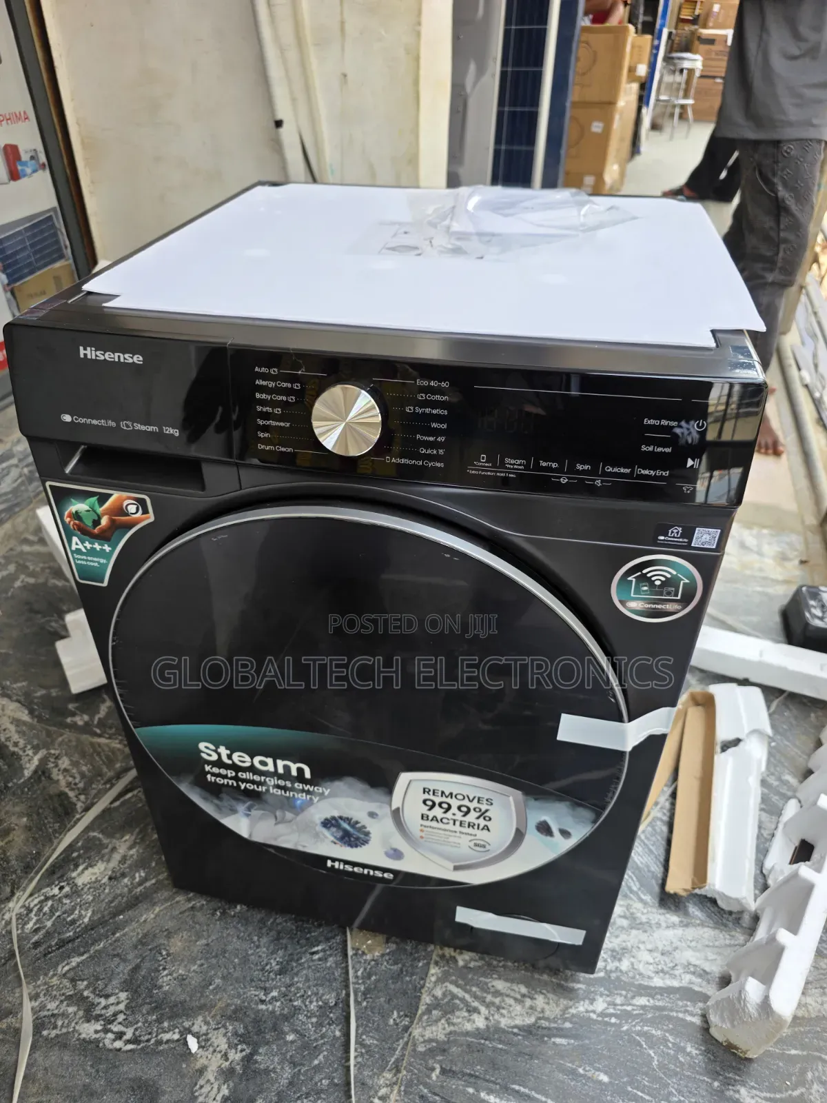 Hisense 12KG Front Load Automatic Washing Machine–WF5S1243BT| Inverter