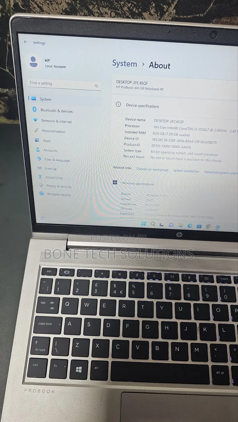 Laptop HP ProBook 440 8GB Intel Core i5 SSD 256GB