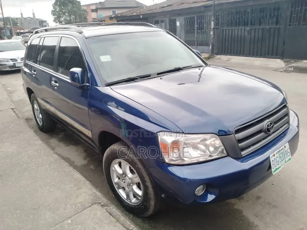 Toyota Highlander V6 2006 Blue