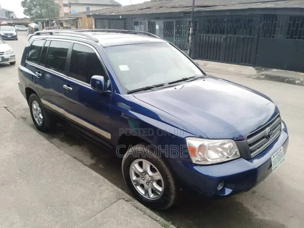 Toyota Highlander V6 2006 Blue