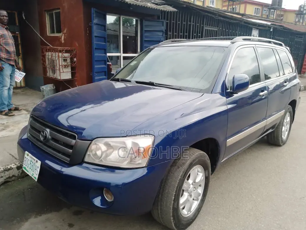 Toyota Highlander V6 2006 Blue