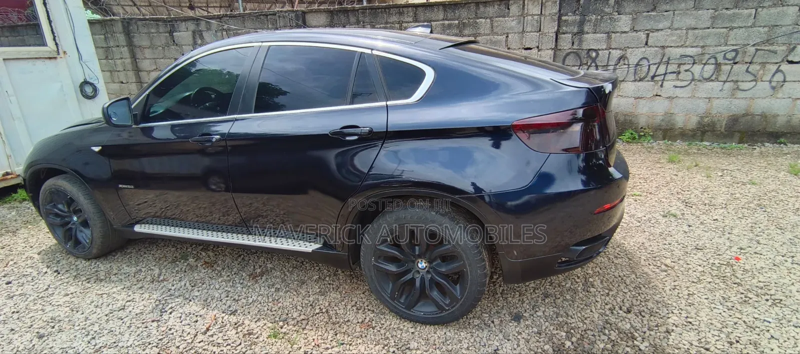 BMW X6 xDrive50i 4x4 Coupe (4.4L 8cyl 8A) 2012 Blue