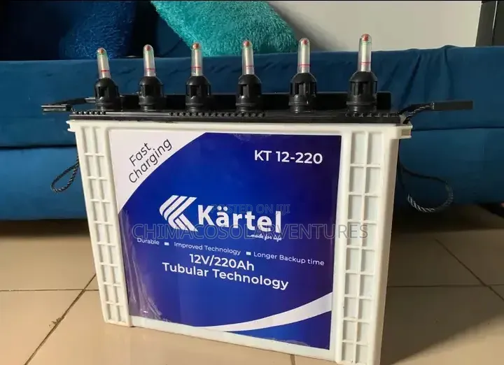 Brand New Kärtel KT 12-220 12V 220Ah Tubular Battery