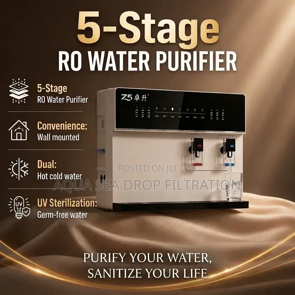 Reverse Osmosis Hot and Cold Water Dispenser With UV