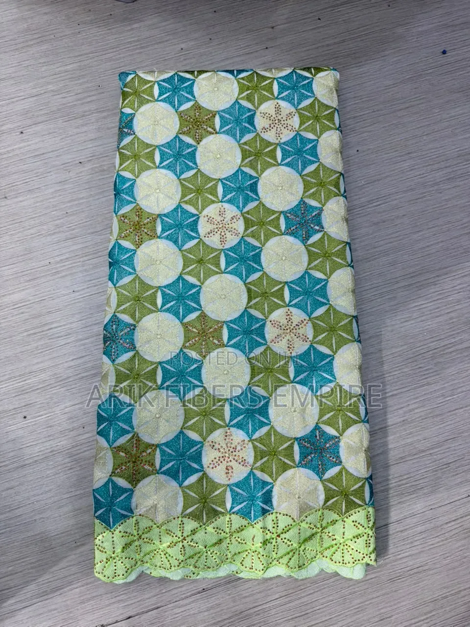 Cotton Swiss Voile Lace Design