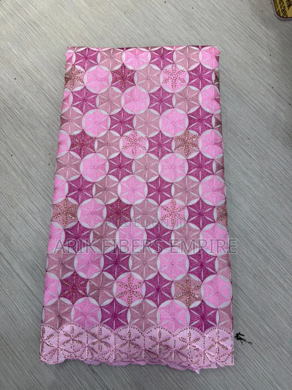 Cotton Swiss Voile Lace Design