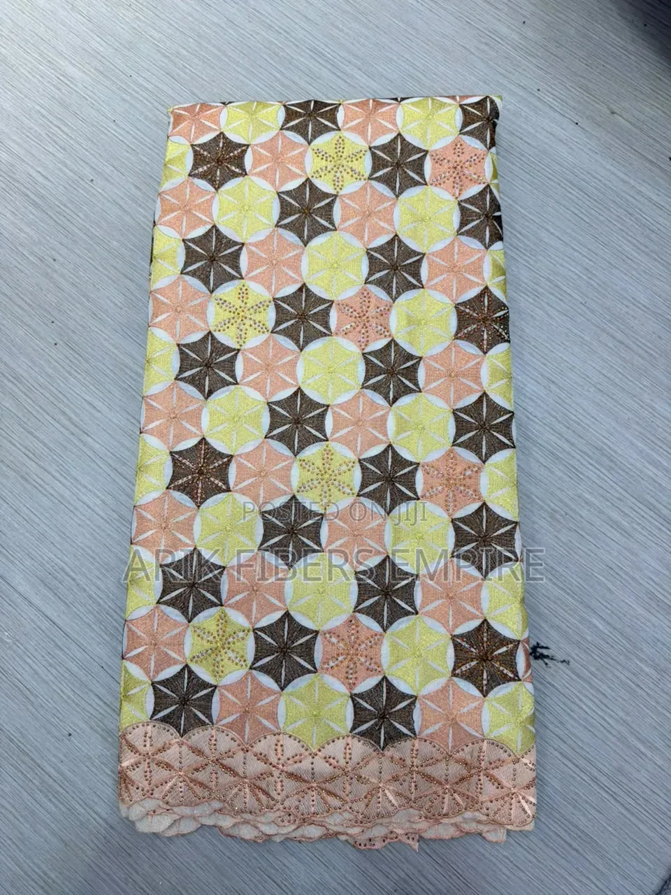 Cotton Swiss Voile Lace Design