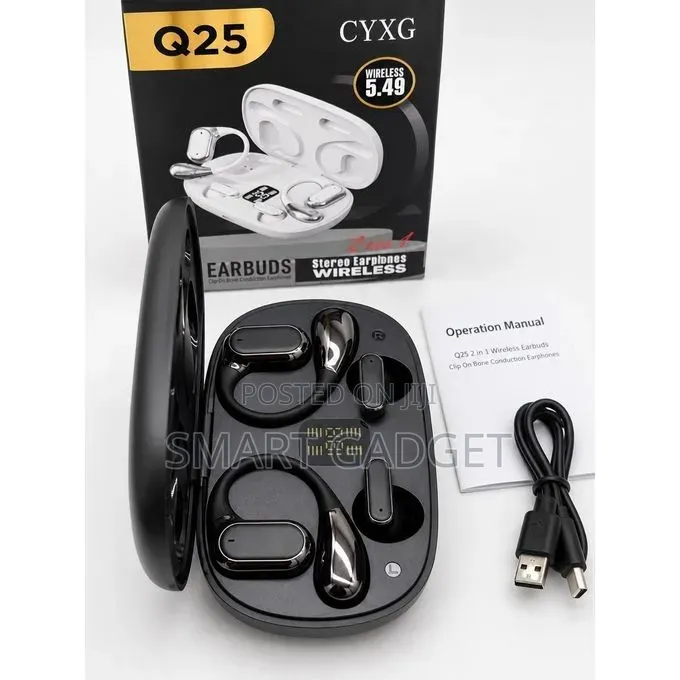Q25 2-in-1 Airpods – Quality & Style!