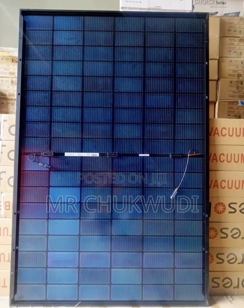 550w Choice All Black Bifacal Solar Panels Is Available