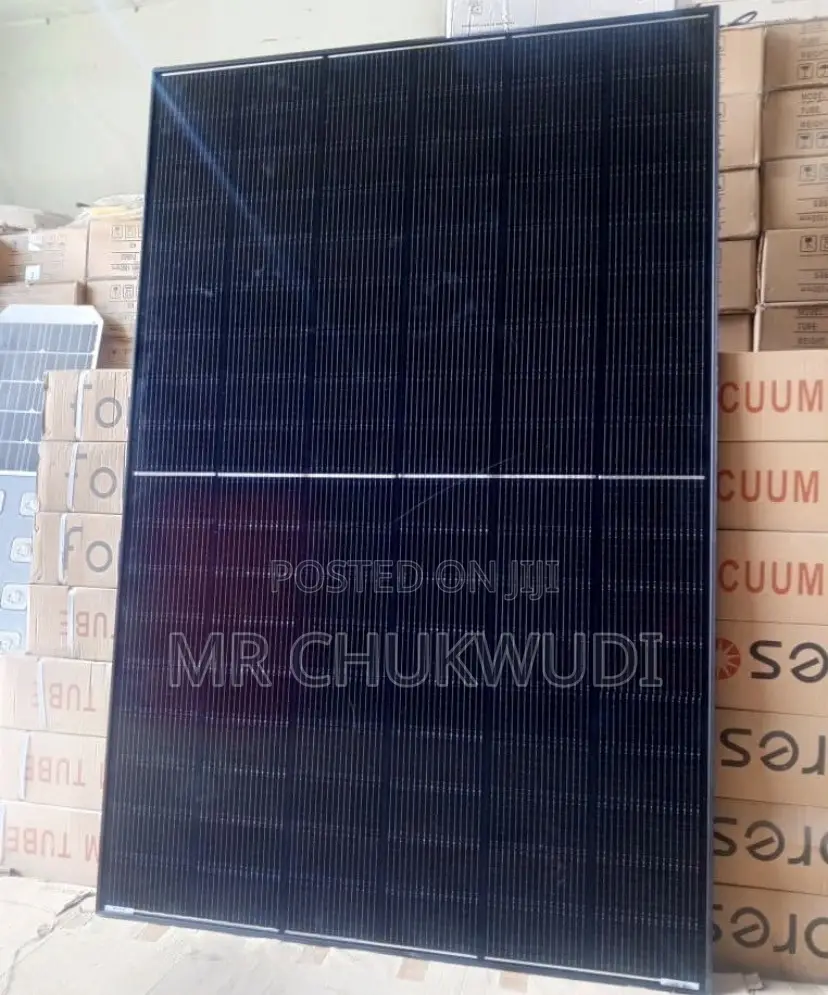 550w Choice All Black Bifacal Solar Panels Is Available