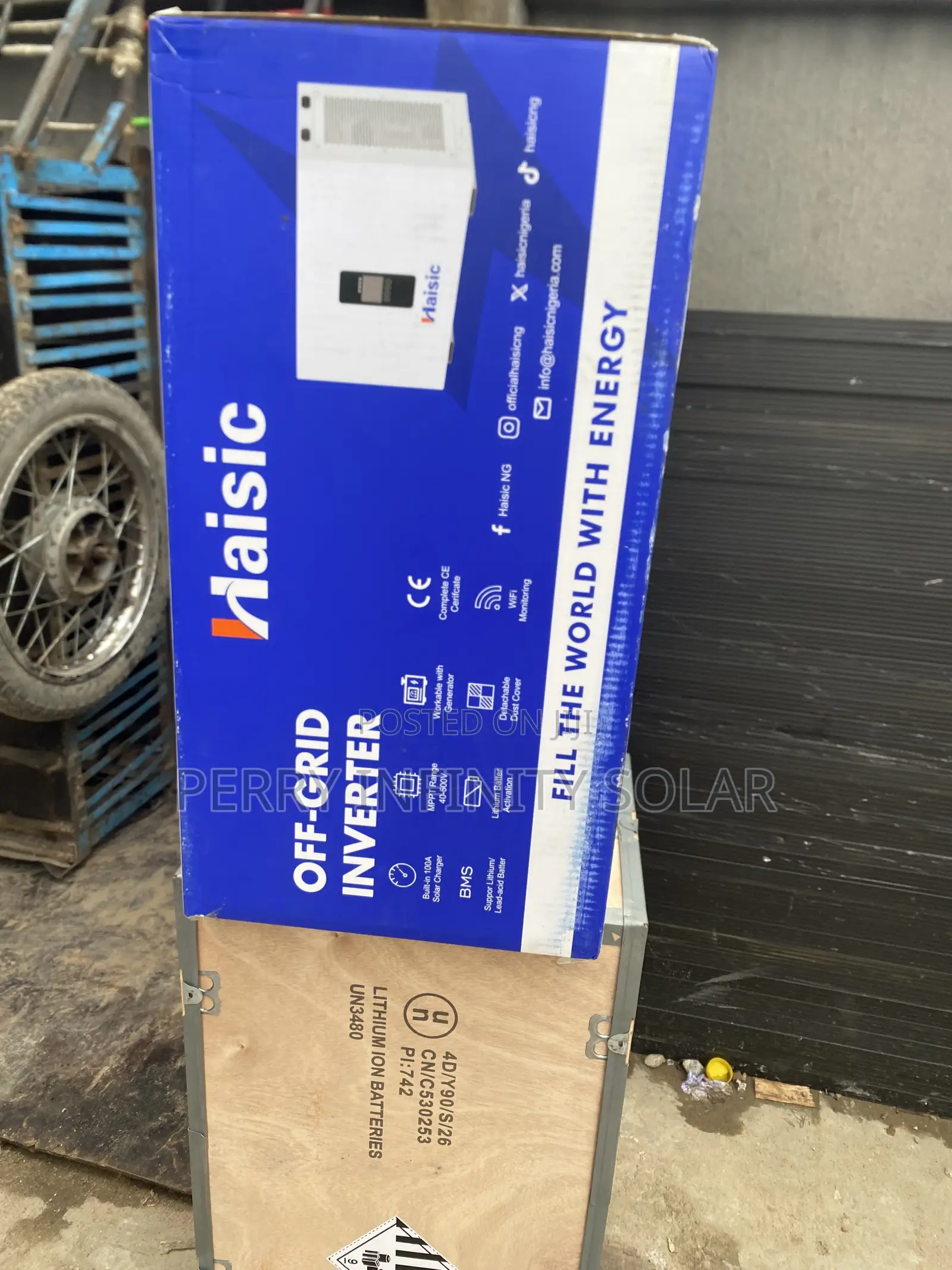 Haisic 8kWh All-in-One Solar System | 5kW Hybrid Inverter