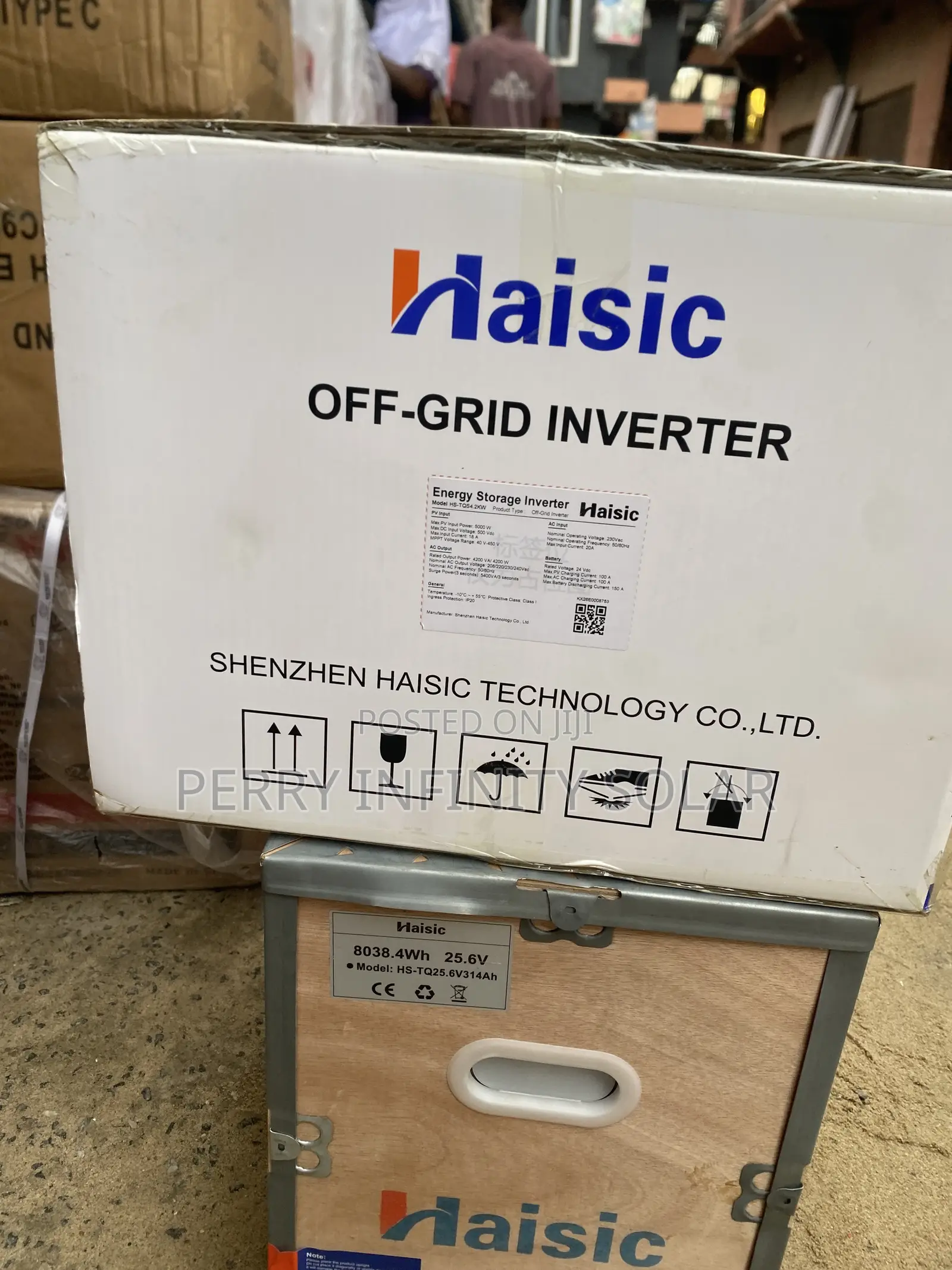 Haisic 8kWh All-in-One Solar System | 5kW Hybrid Inverter