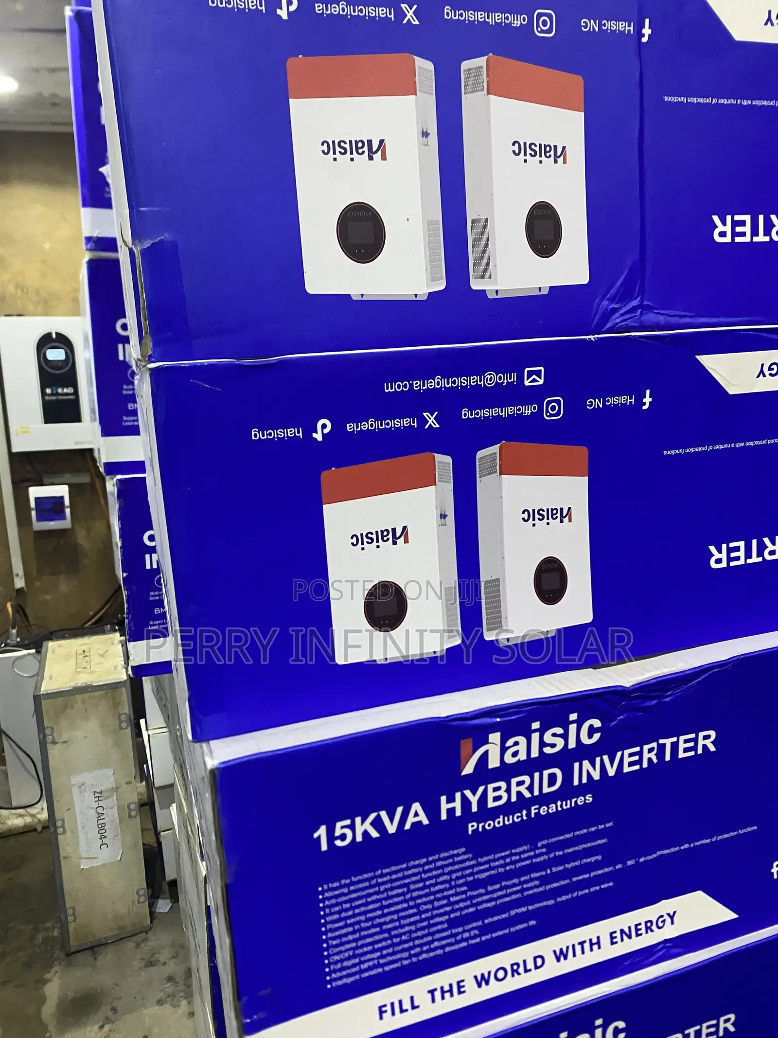 Haisic 15kVA Hybrid Solar Inverter | 48V | Pure Sine Wave