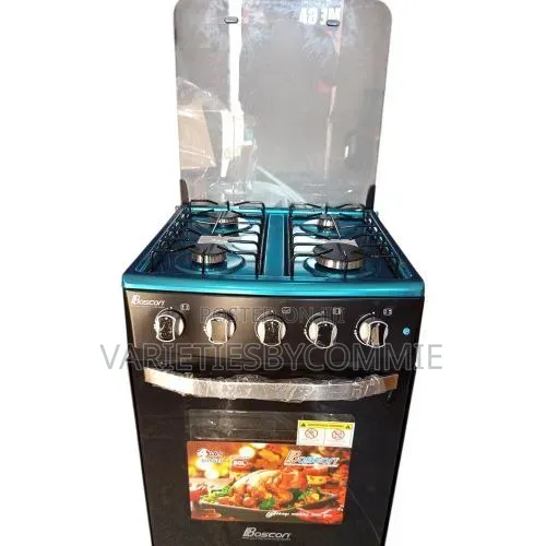 Boscon 4-Burner Standing Gas Cooker With Oven