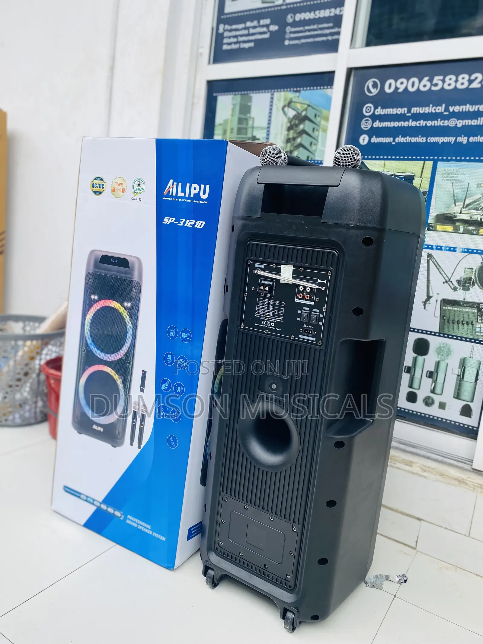 Ailipu Double 15 PA System 90000watts SP-3121D