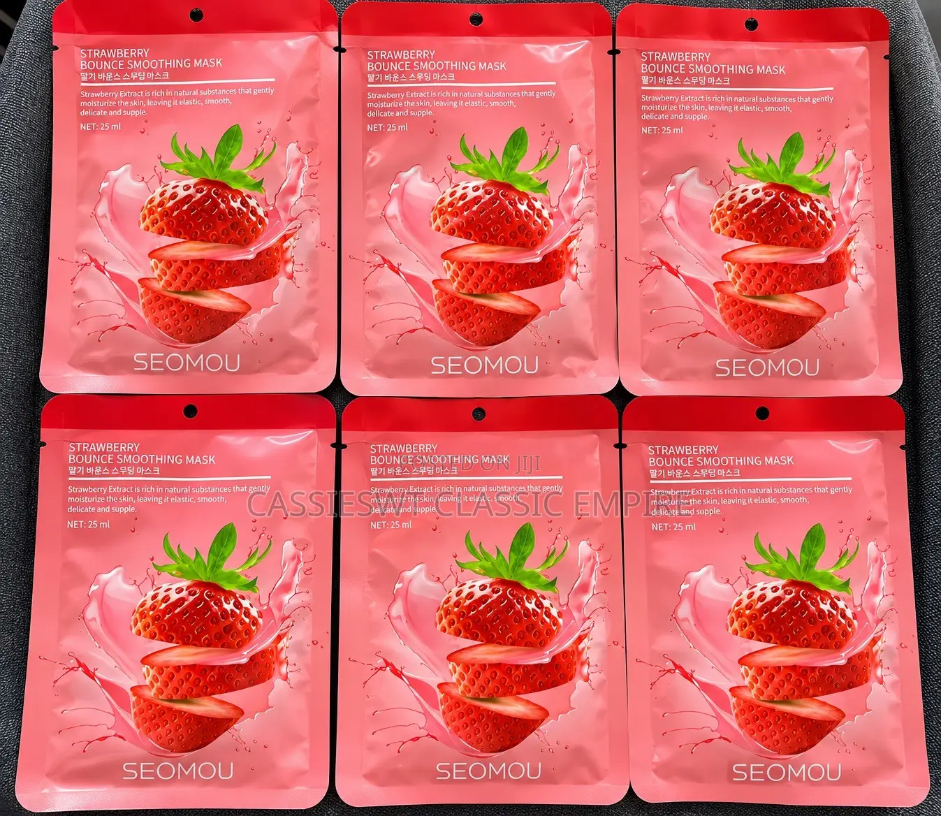 SEOMOU Strawberry Bounce Smoothing Face Mask – 25ml