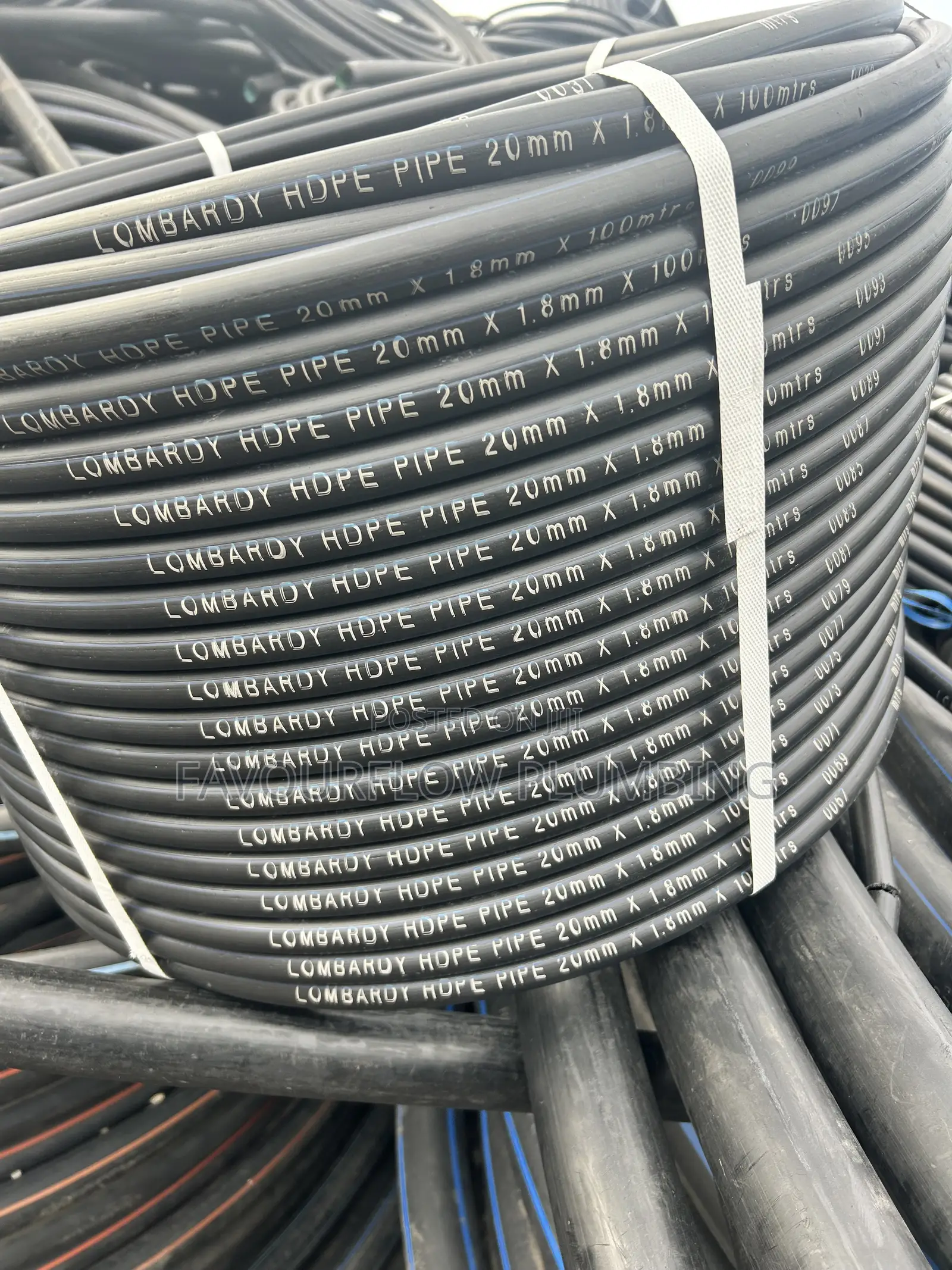 20mm HDPE PE100 Pipe – 100m Coil | Water & Cable Protection Pipe