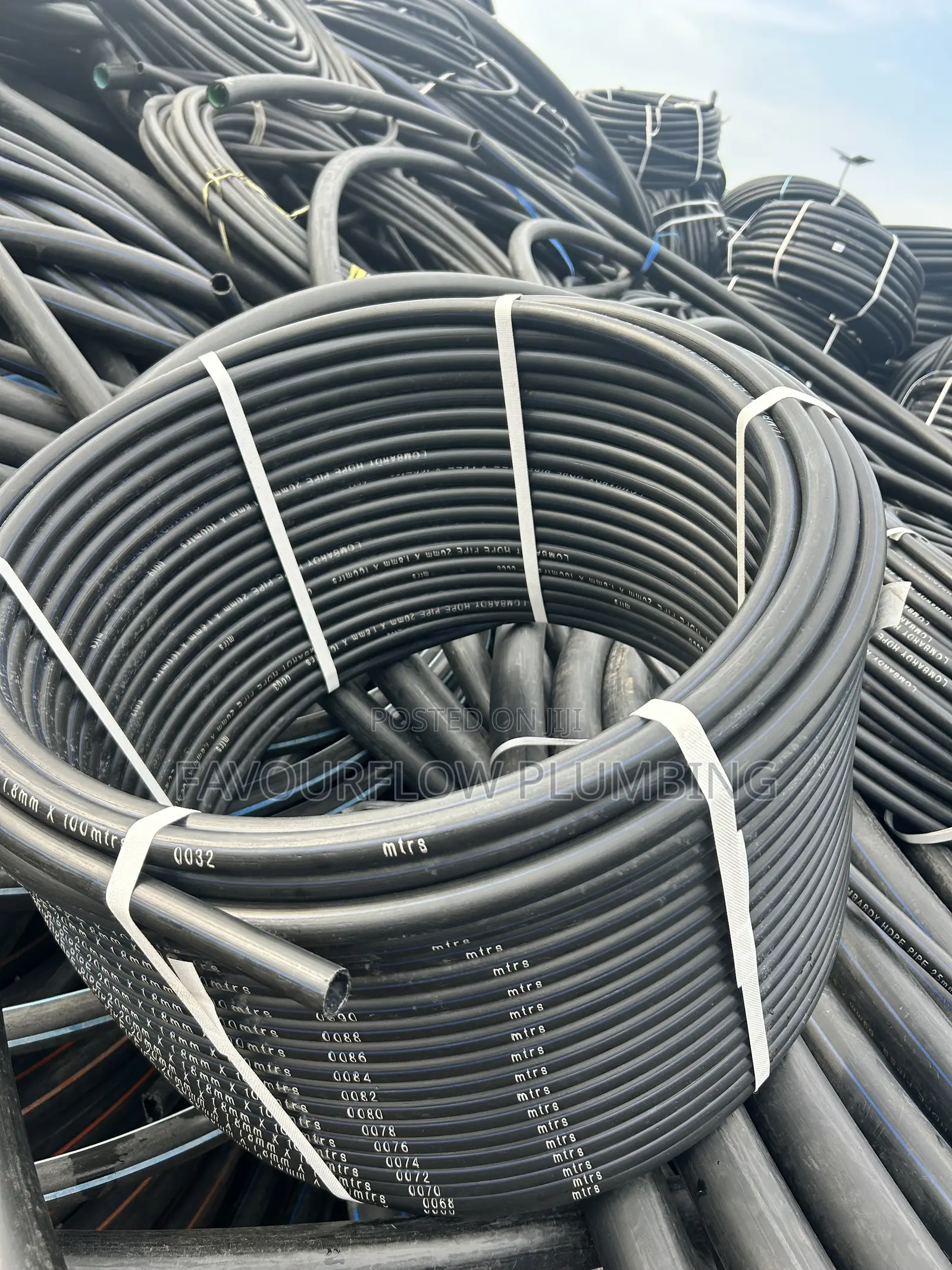 20mm HDPE PE100 Pipe – 100m Coil | Water & Cable Protection Pipe