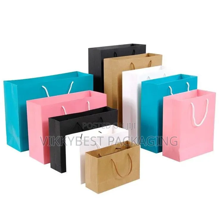 Custom Branded Paper Bag | Kraft Shopping Bag | Wholesale