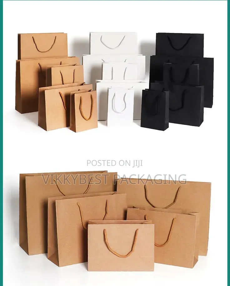 Custom Branded Paper Bag | Kraft Shopping Bag | Wholesale