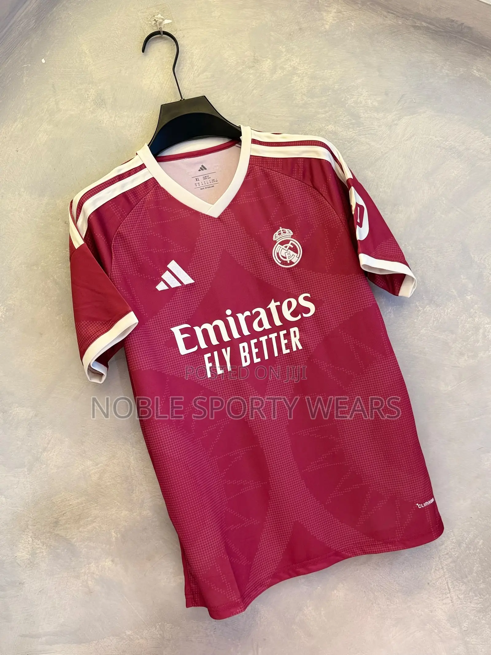 Real Madrid Home, Away and Third Kit Jersey.