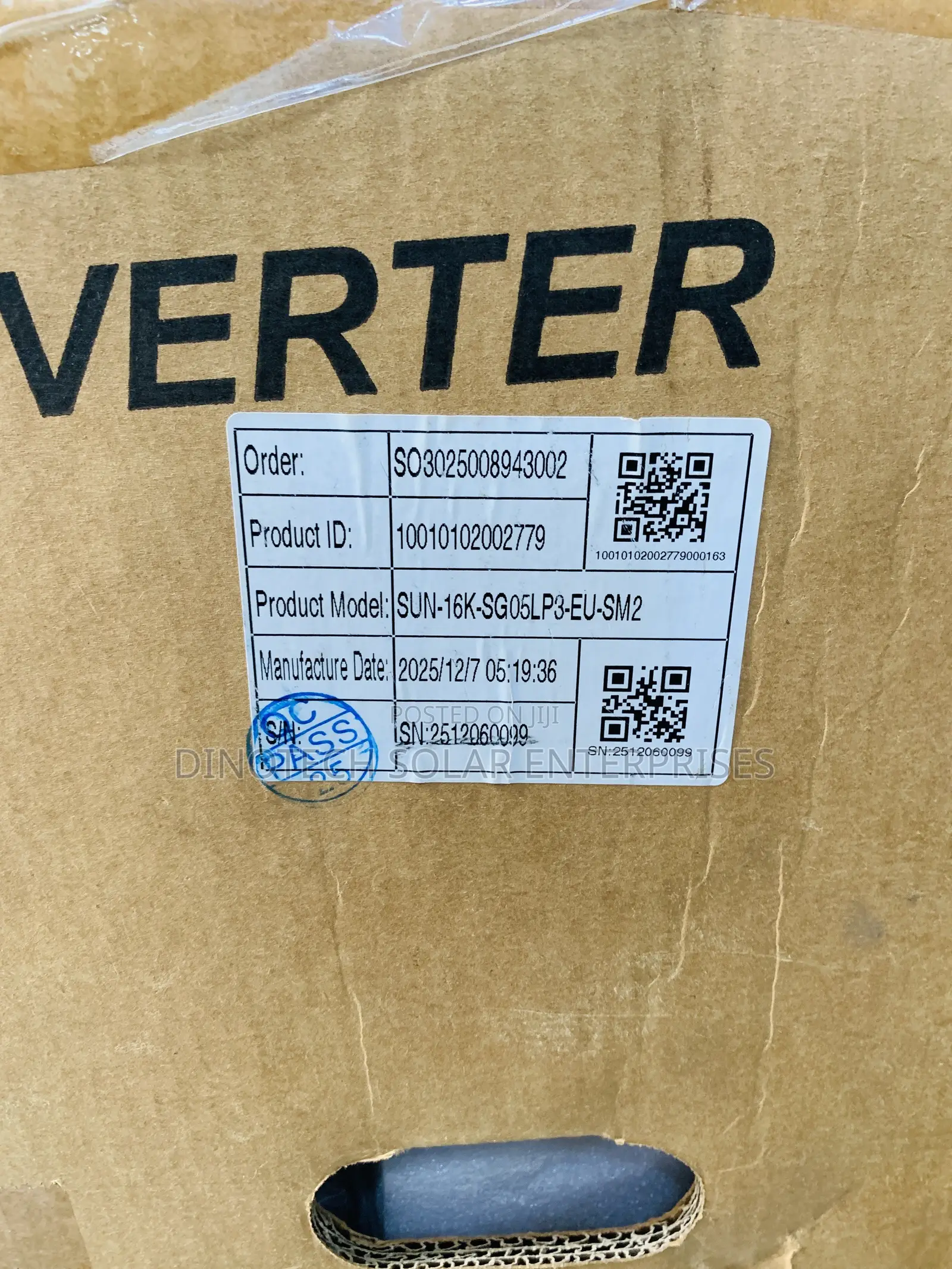 16k 48v Deye Hybrid SG05L 3 Face Solar Inverter