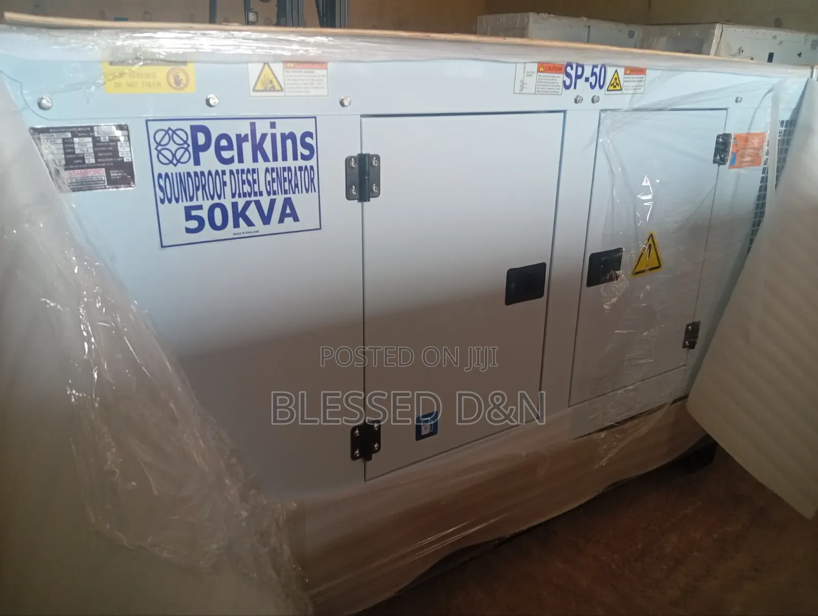 50kva Perkins Soundproof Diesel Generator