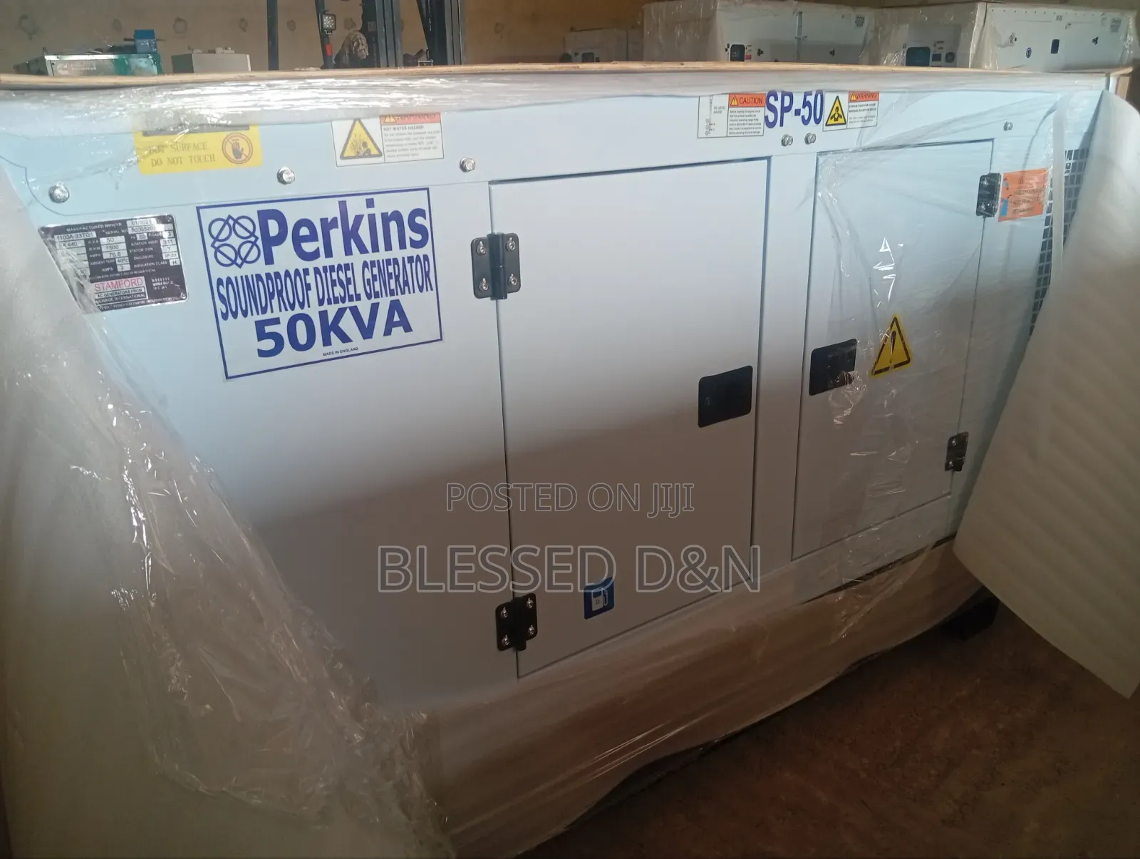 50kva Perkins Soundproof Diesel Generator