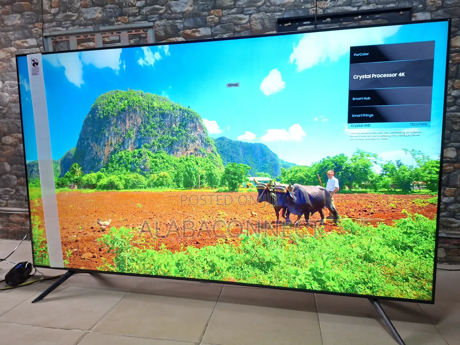 2023 75" Samsung CrystalUHD Real4k HDR Smart TV