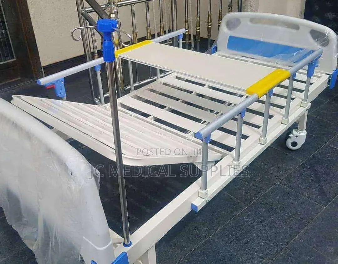 Single Crank Tiltable Abs Hospital Bed