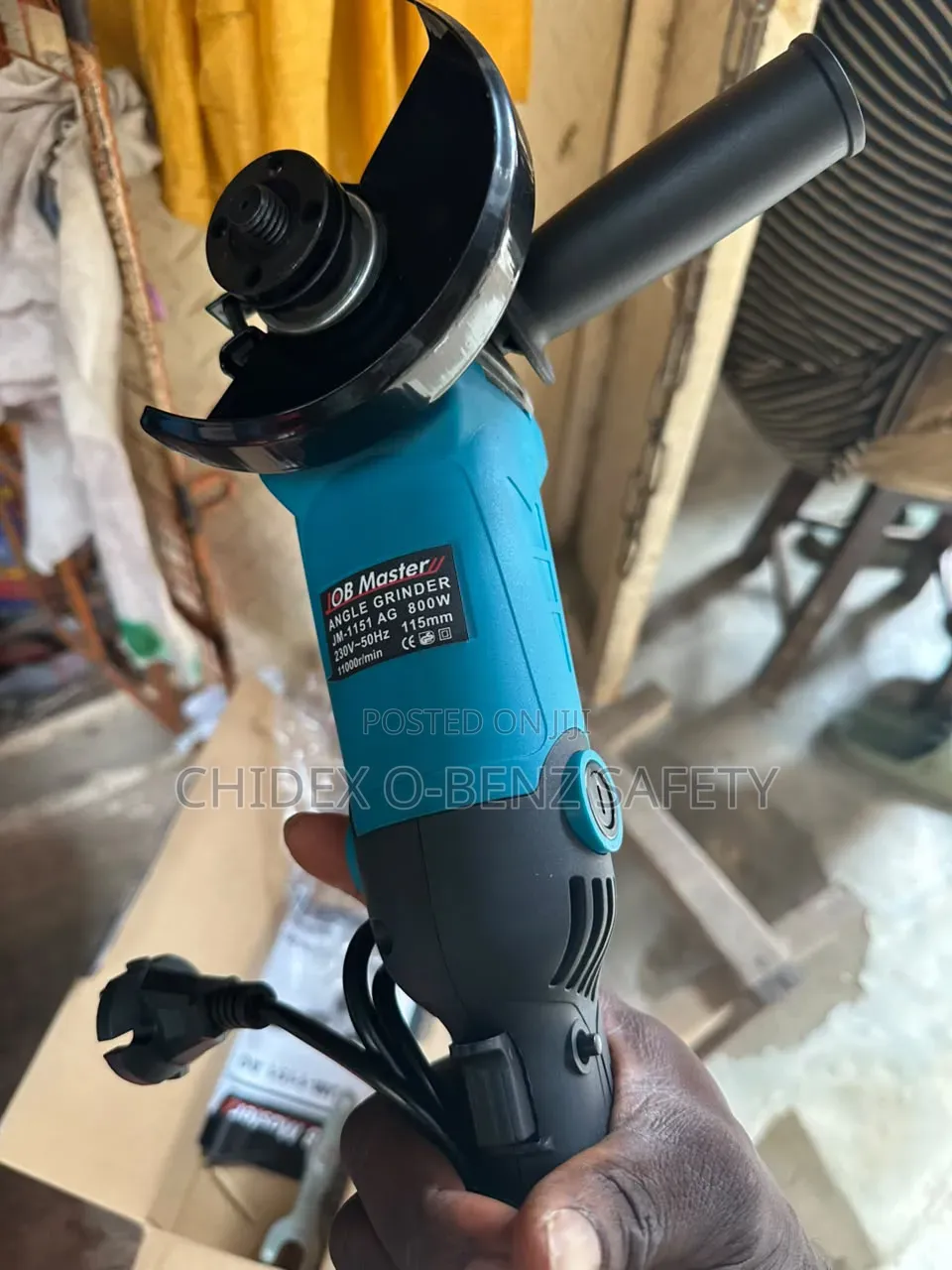 Job Master 41⁄2" Electric Angle Grinder