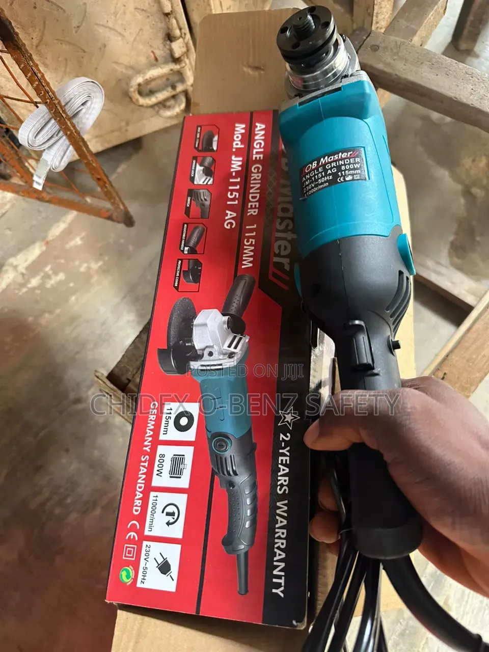 Job Master 41⁄2" Electric Angle Grinder