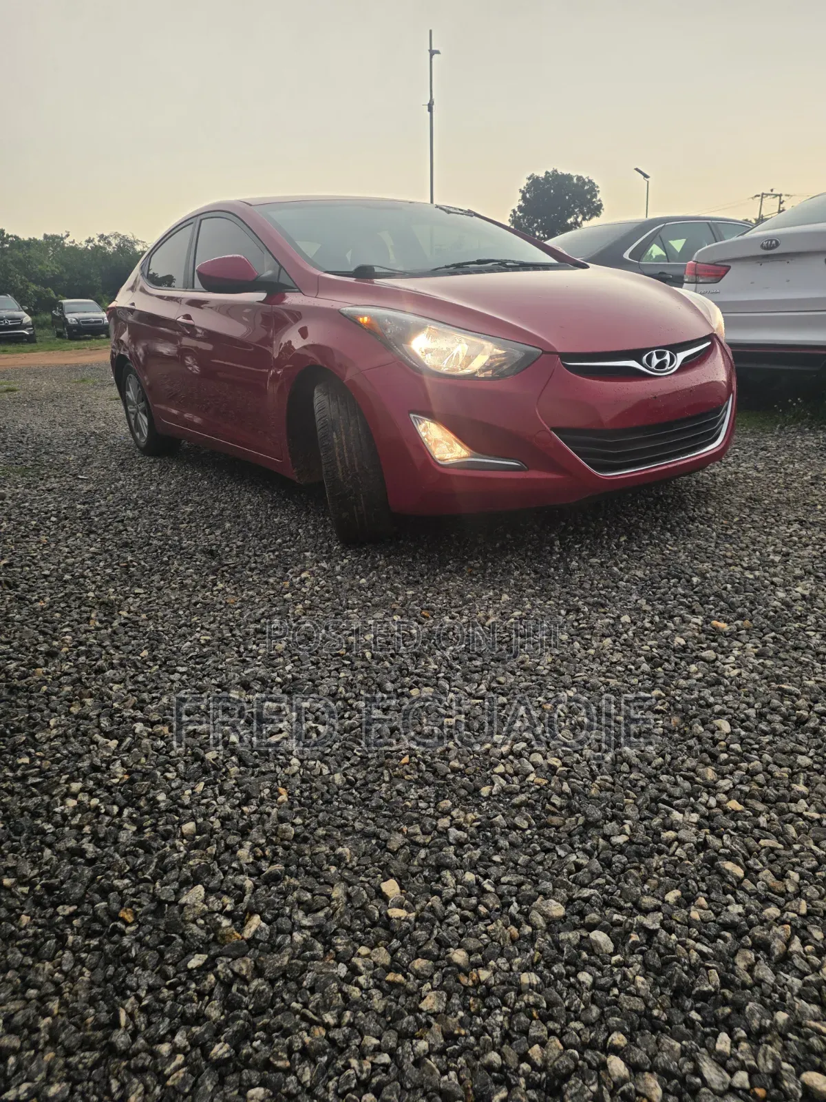 Hyundai Elantra 2014 Red