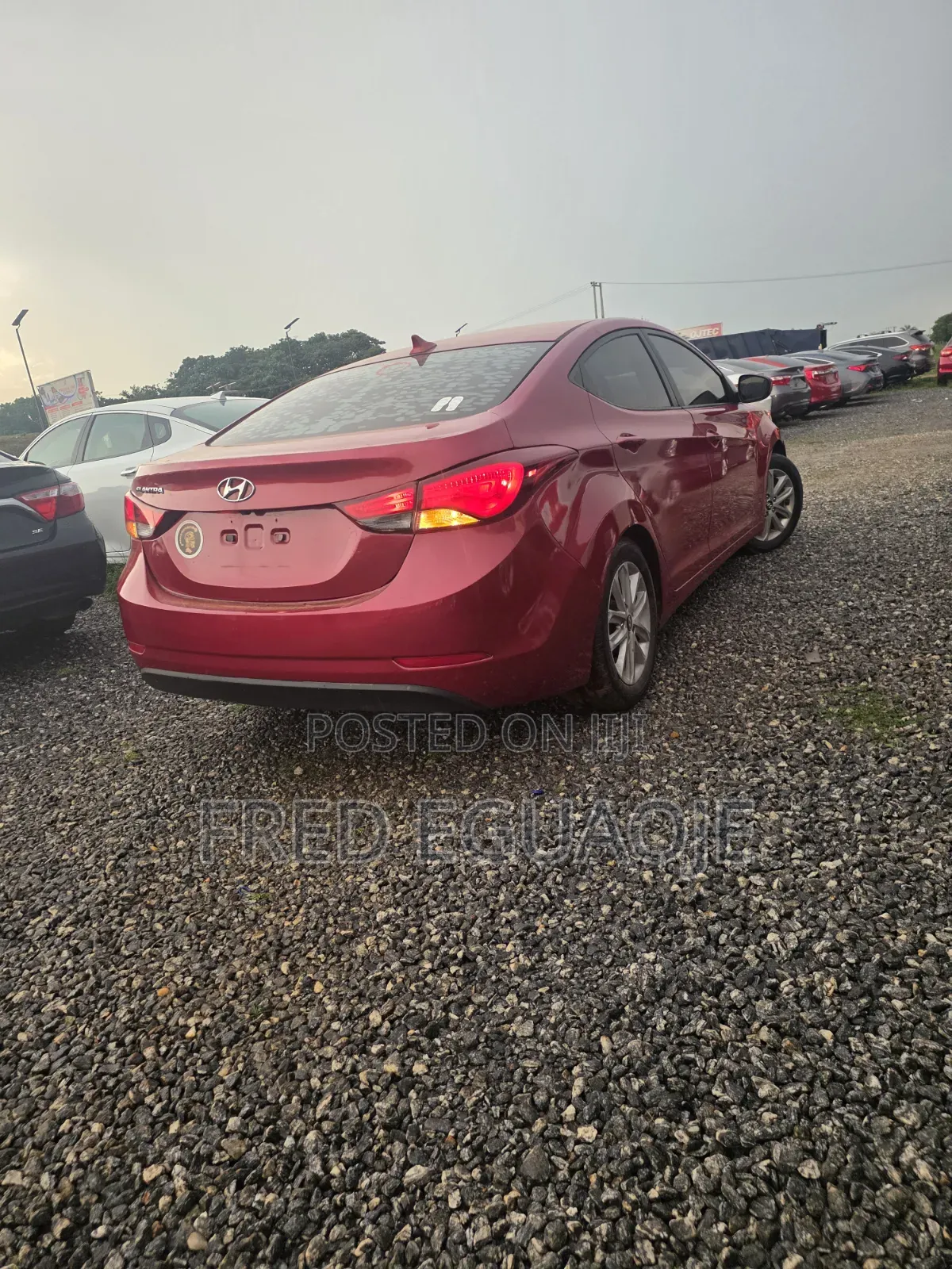 Hyundai Elantra 2014 Red