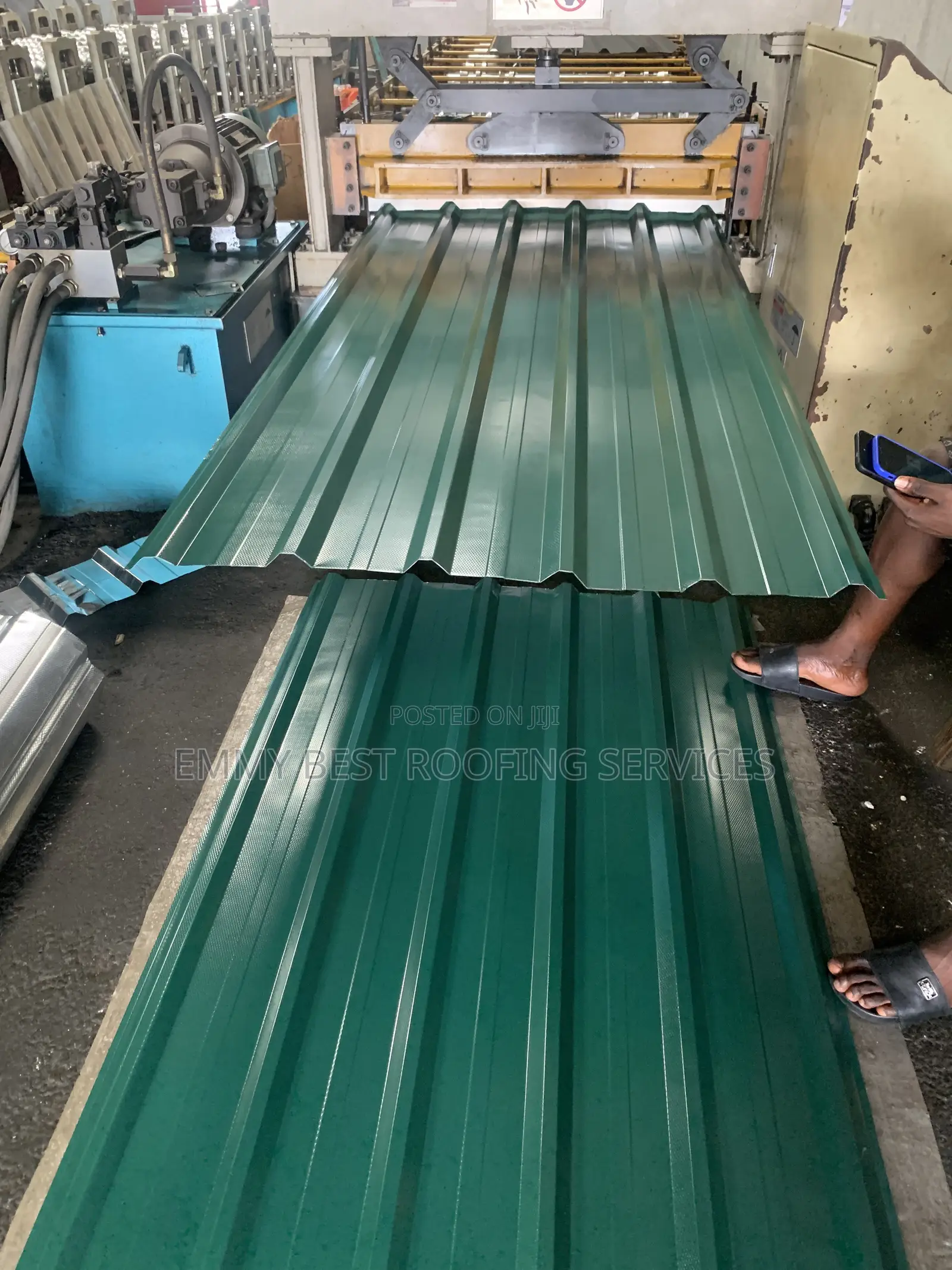 Bush Green 0.45mm Corrugated Roofing Sheet - Available in Stock