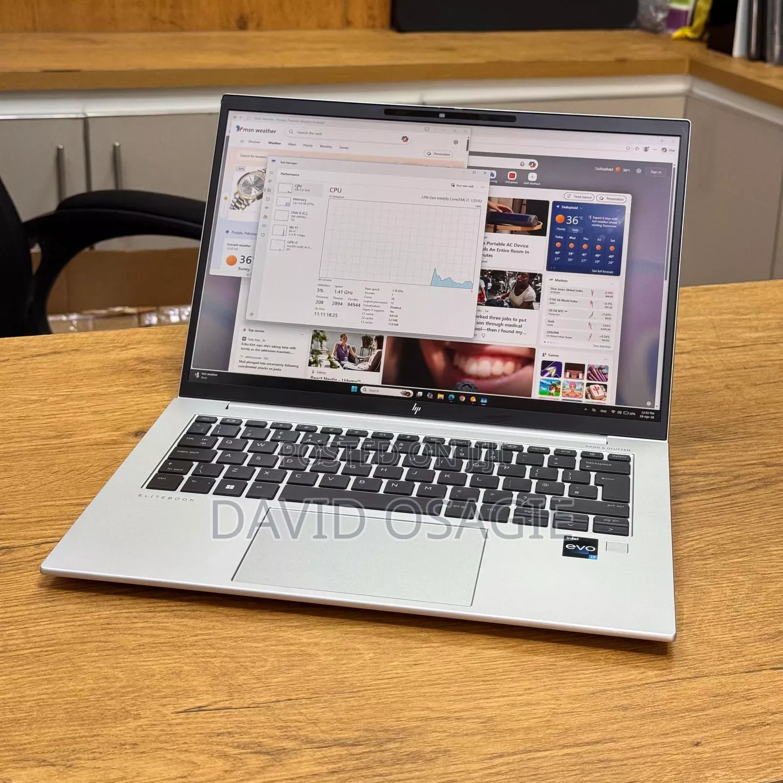 Laptop HP EliteBook 840 G9 16GB Intel Core i7 SSD 512GB