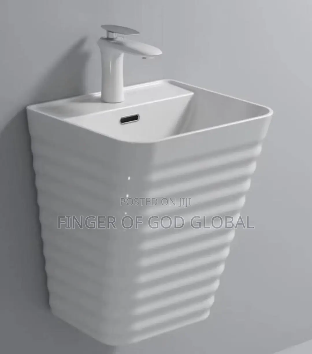 Modern Ceramic Bathroom Sink With Faucet