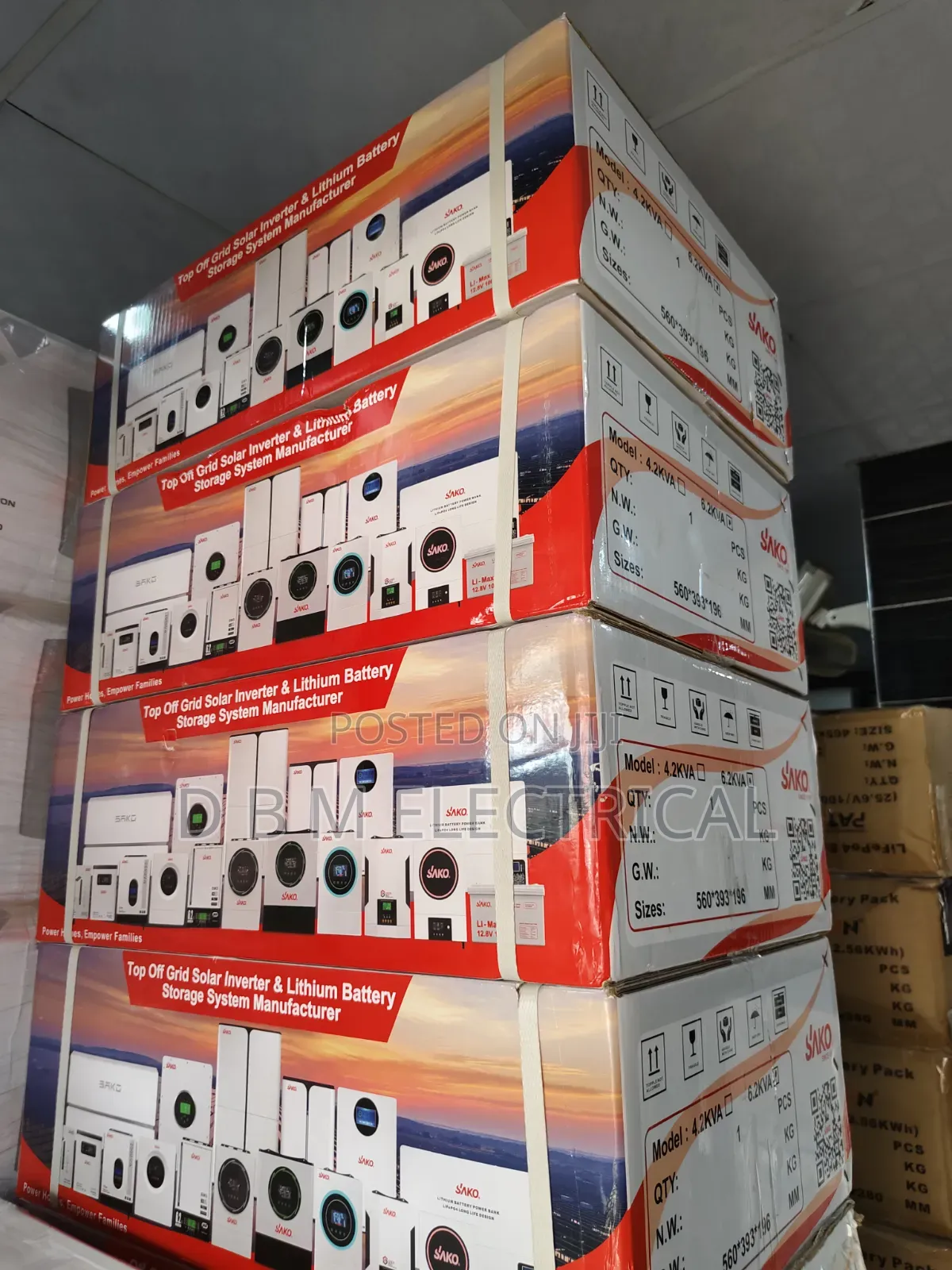 Sako Solar Inverter Hybrid 6.2kva 48v