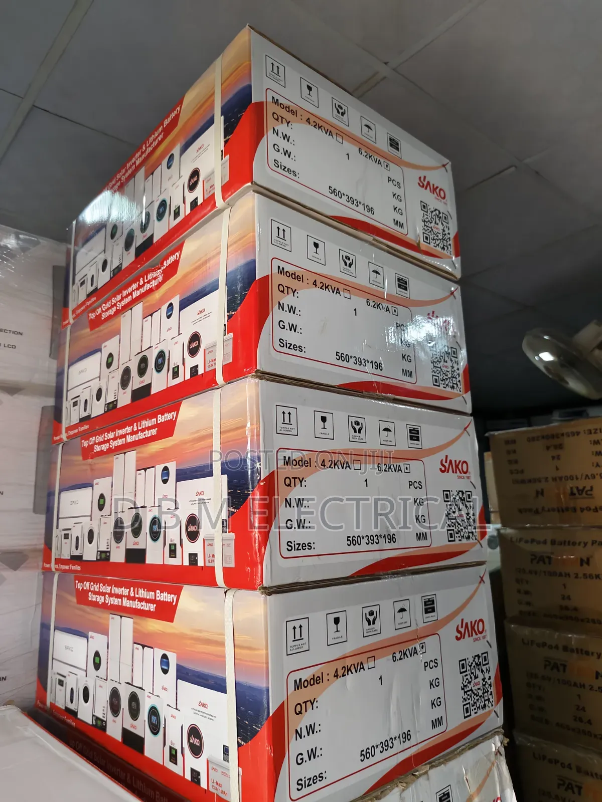 Sako Solar Inverter Hybrid 6.2kva 48v