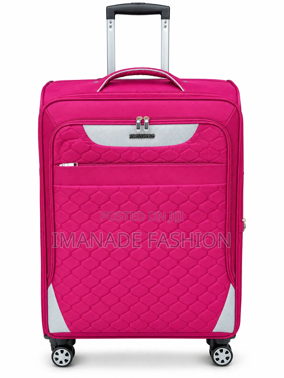 Swiss Polo Lightweight Expandable 4-Wheel Trolley Luggage