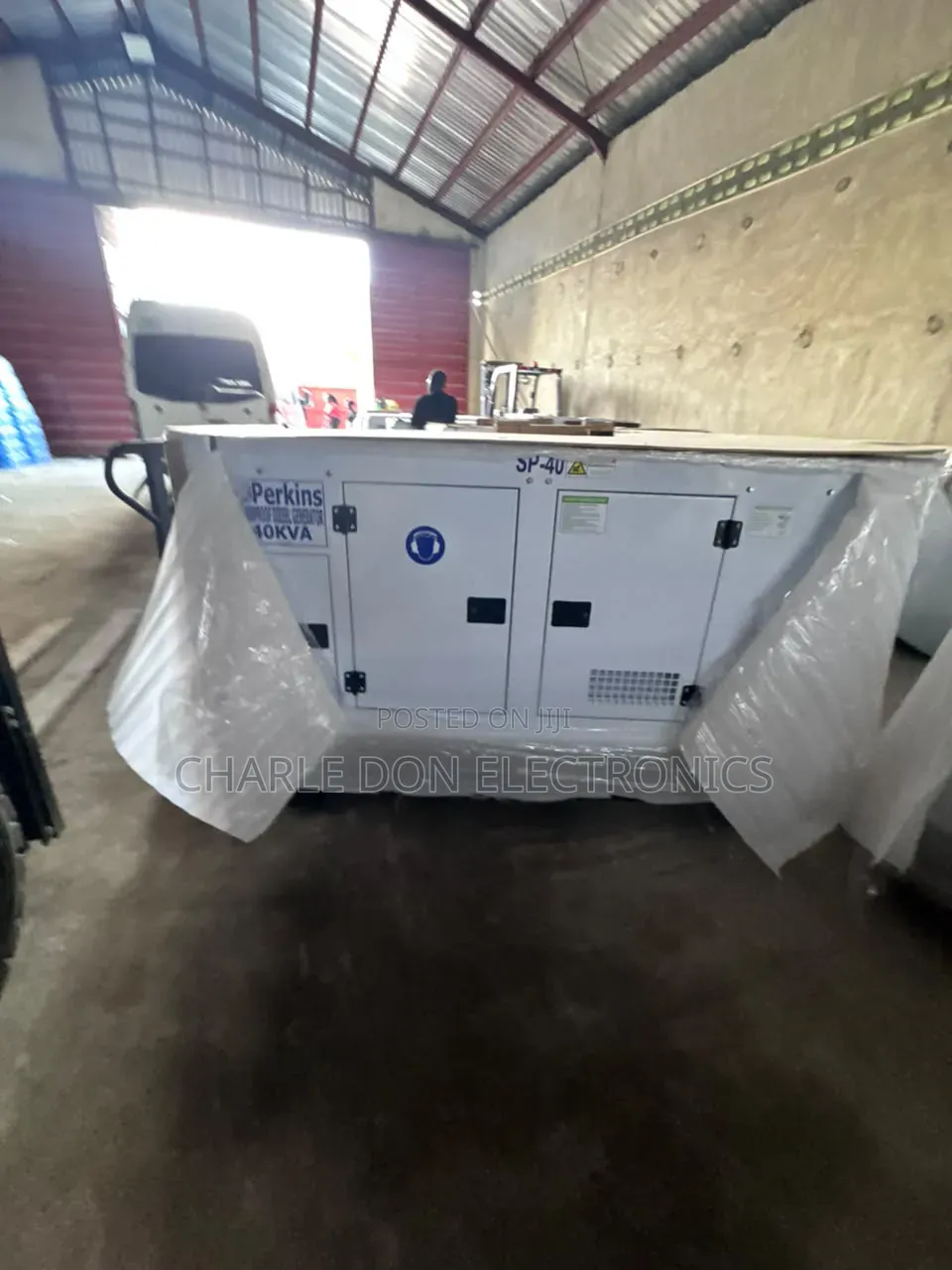 Heavy-Duty 40kVA Perkins Soundproof Generator Available