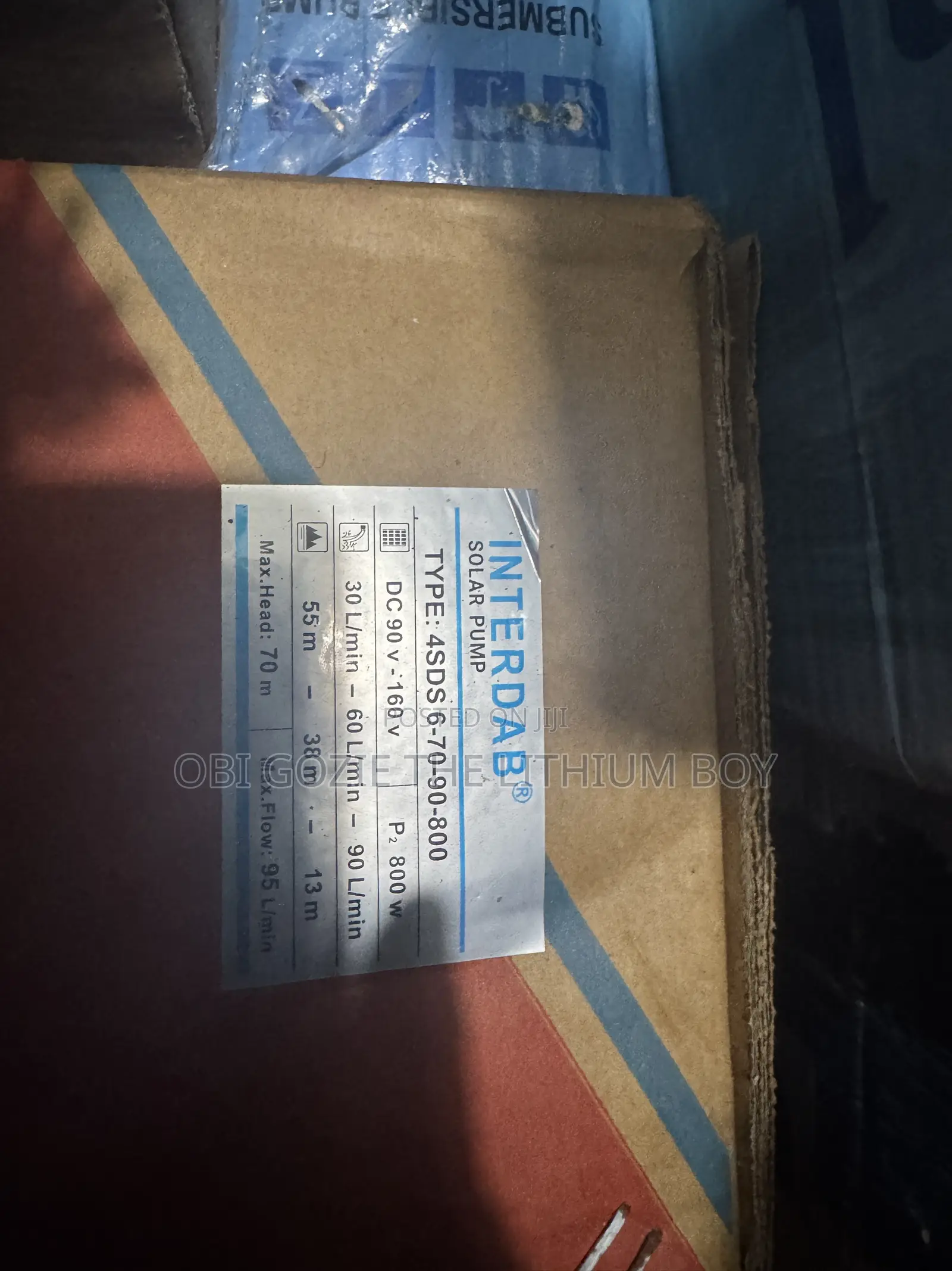 1HP INTERDAB Solar Pumping Maching Best Importer INTERDAB Solar Pump
