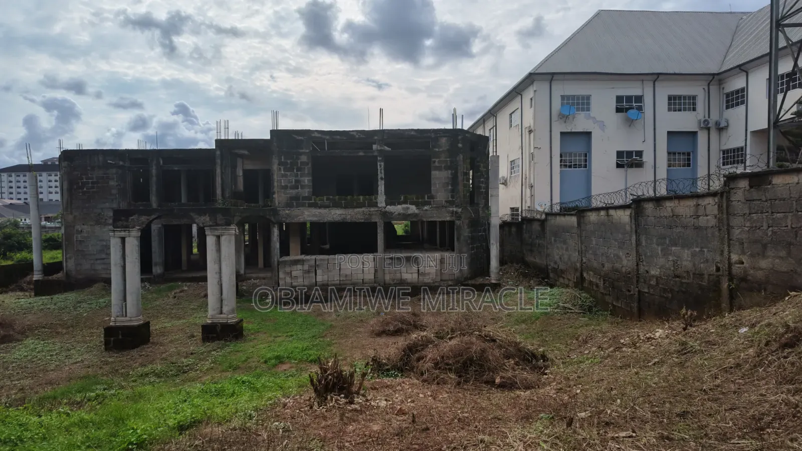 Uncompleted Hotel on 4 Plots for Sale Umuahia Abia State