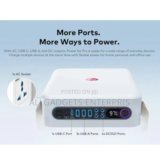 New Itel Power 100 White