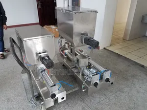 Paste Filling Machine With Stirer Double Nozzle