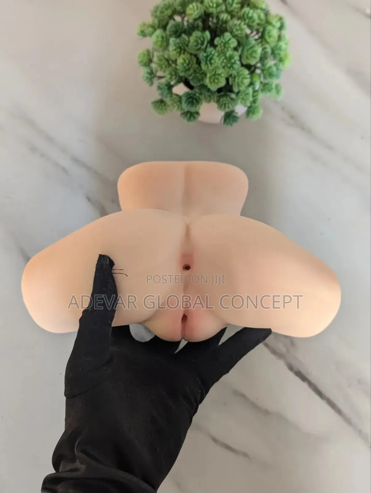 6 Inches Wide Leg 2in1 Butt and Vaginal Hole Masturbator for Men