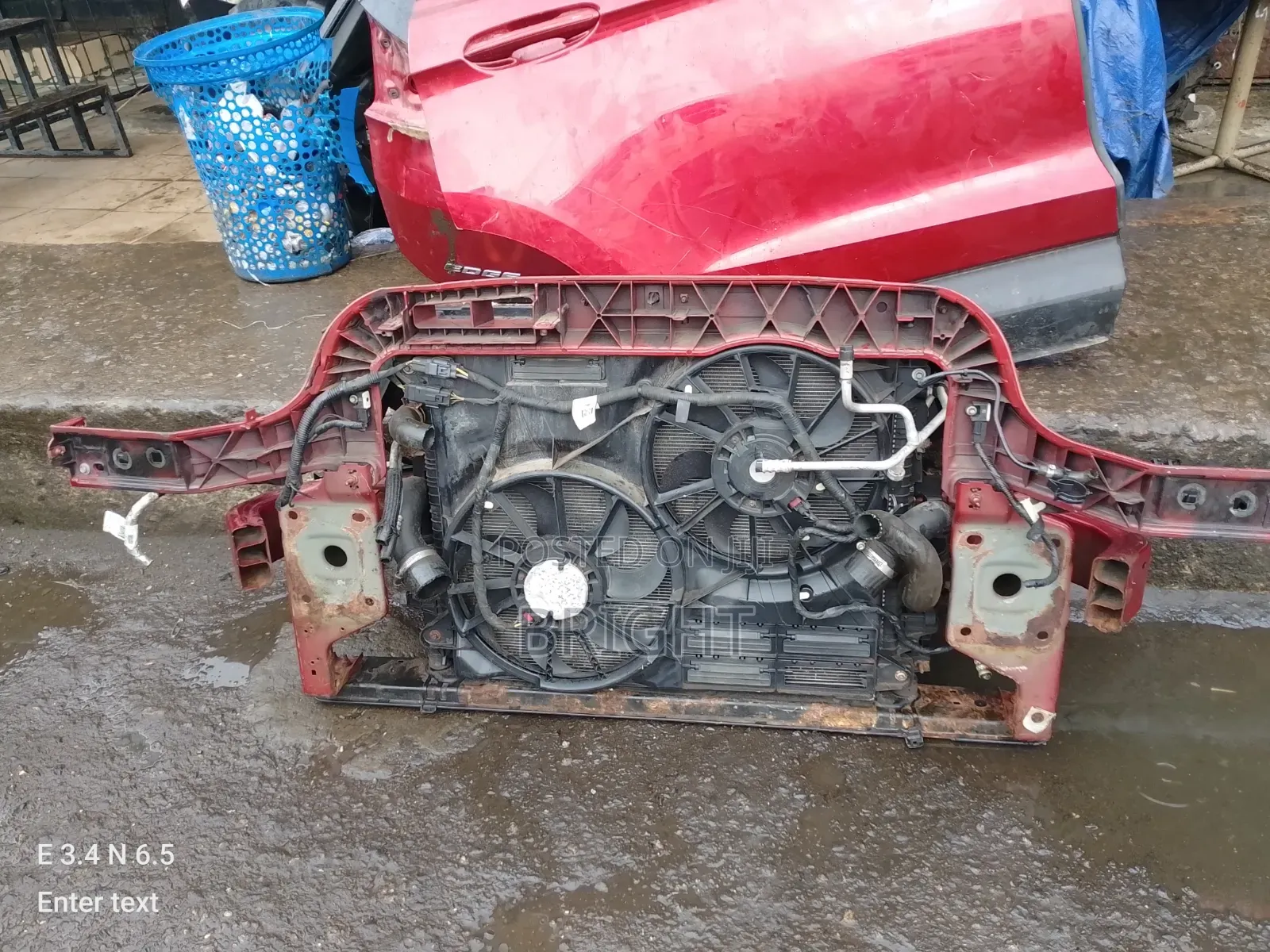 Complete Radiator, Beam & Front Cut