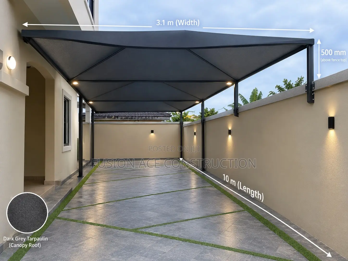 Danpalon Covered Carport & Tarpaulin Covered Carport